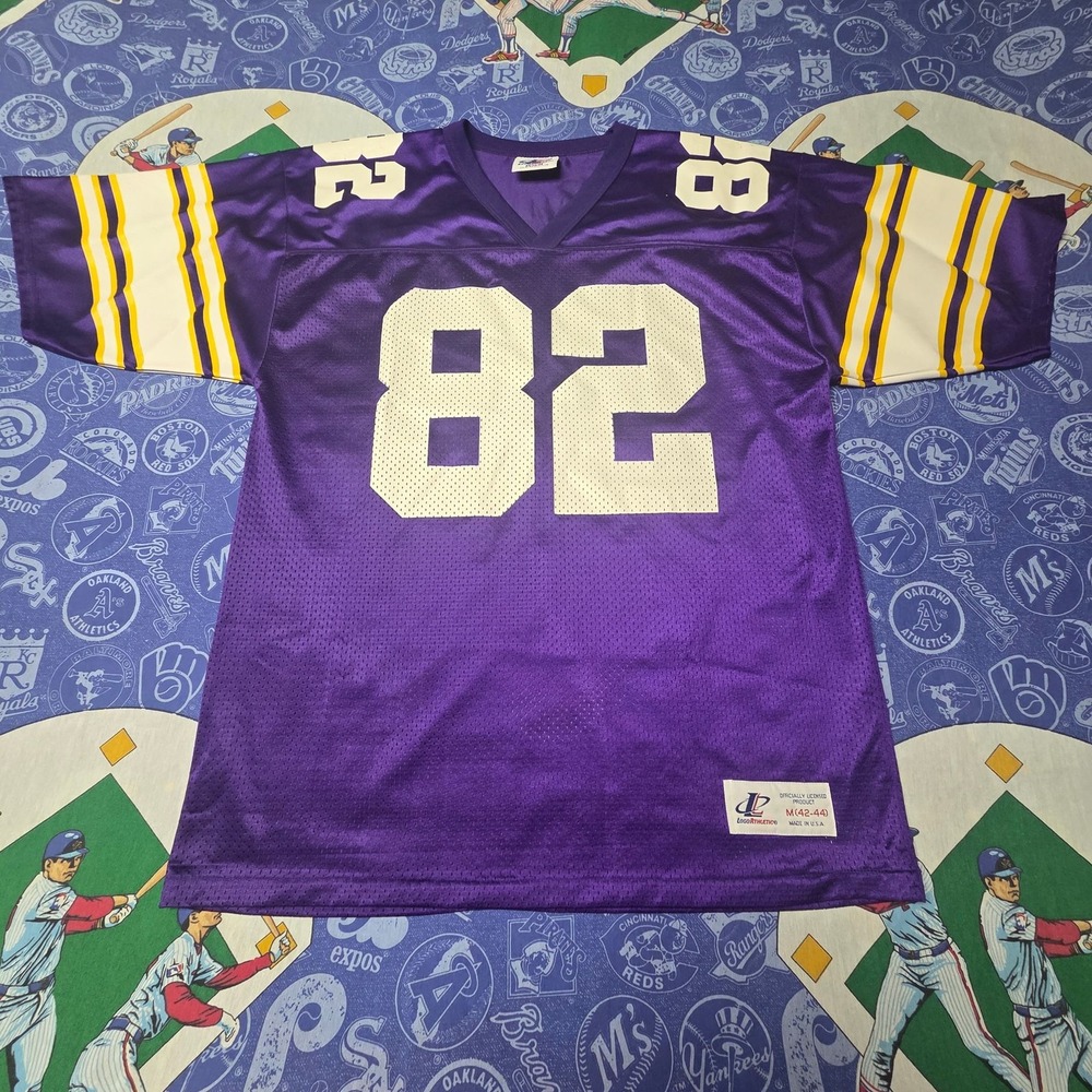 Vintage Minnesota Vikings Quadry Ismail 82 Jersey Men M Purple Logo Athletic